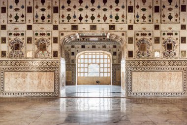 Sheesh Mahal,Amer Fort'un muhteşem iç görünümü
