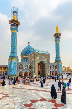 Tahran'ın Şemiran semtinde İmamzade Salih'in muhteşem manzarası
