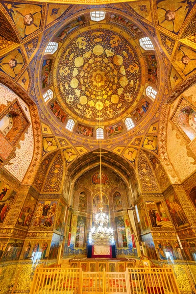 Maravillosa vista interior de la Iglesia Bedkhem en Isfahán, Irán — Foto de Stock