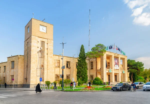 Gyönyörű kilátás a Isfahan városháza Iránban — Stock Fotó