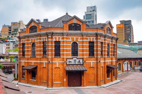 Awesome view of the Red House Theater at Ximending, Taipei — Stock Photo, Image