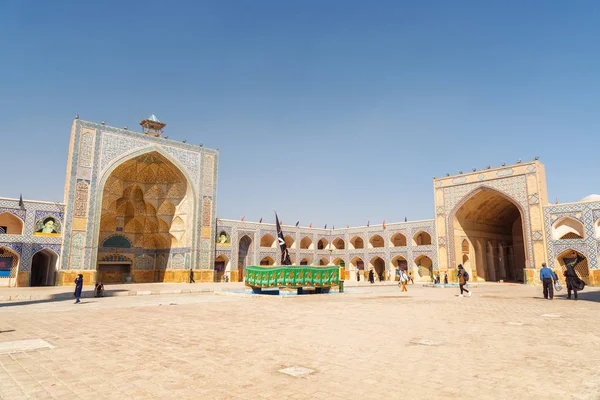 Чудовий вид на двір Джаех мечеть Ісфахан — стокове фото