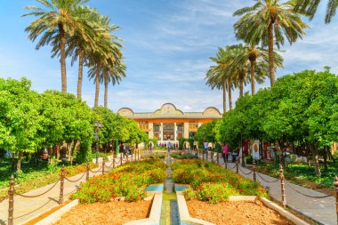 Qavam Historical House and traditional Persian garden, Shiraz clipart