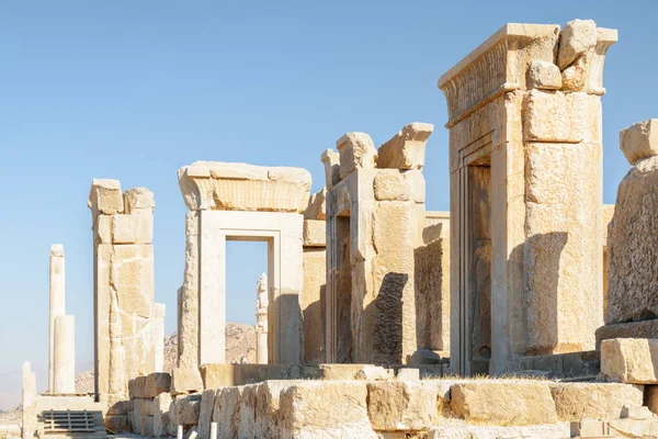 Tachara Sarayı 'nın güzel manzarası, Persepolis, İran — Stok fotoğraf