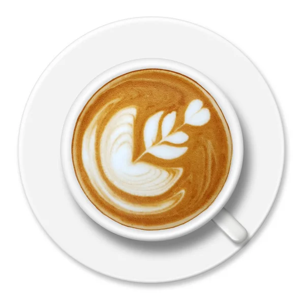 kahve ilk fincan izole üzerinde beyaz arka plan görüntülemek