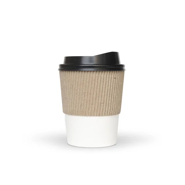 Kávé Csésze Elszigetelt Fehér Háttér — Stock Fotó