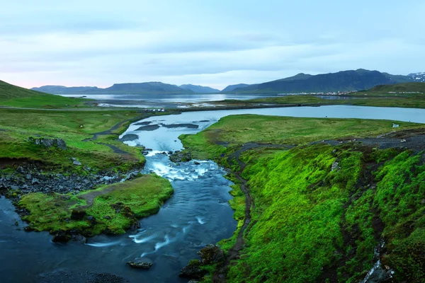 Typowy Krajobraz Islandia — Zdjęcie stockowe