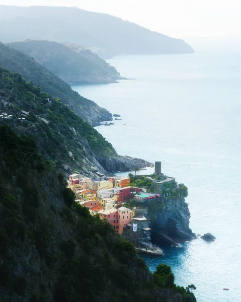 Fantastic landscape of Corniglia city — Stock Photo, Image