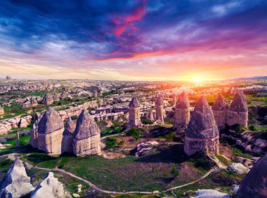 Ünlü aşk Vadisi Kapadokya