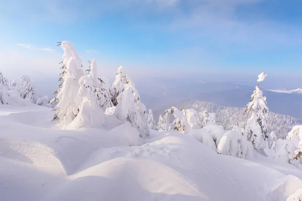 Fantastico paesaggio invernale — Foto Stock