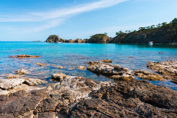 Erstaunliche Mediterrane Meereslandschaft Der Türkei Landschaftsfotografie — Stockfoto