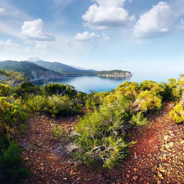 Incroyable paysage marin méditerranéen en Turquie — Photo