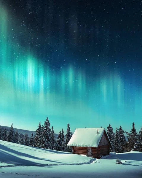 Orthen 빛으로 환상적인 풍경 — 스톡 사진