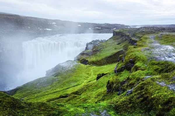 Splendida vista della cascata di Dettifoss — Foto Stock