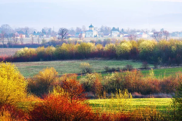 Picturesque view of ukrainian village — Stock Photo, Image