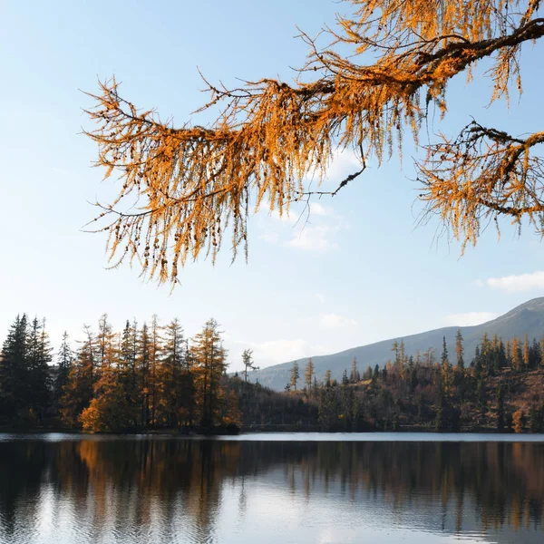 가을의 스트브스케 플레소 호수 — 스톡 사진