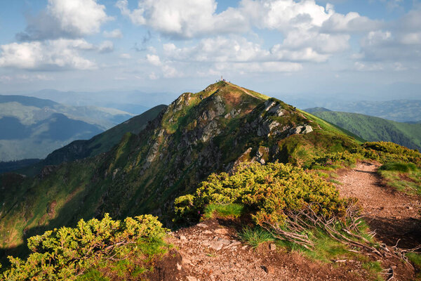 Top of Pip Ivan mountain in Maramures