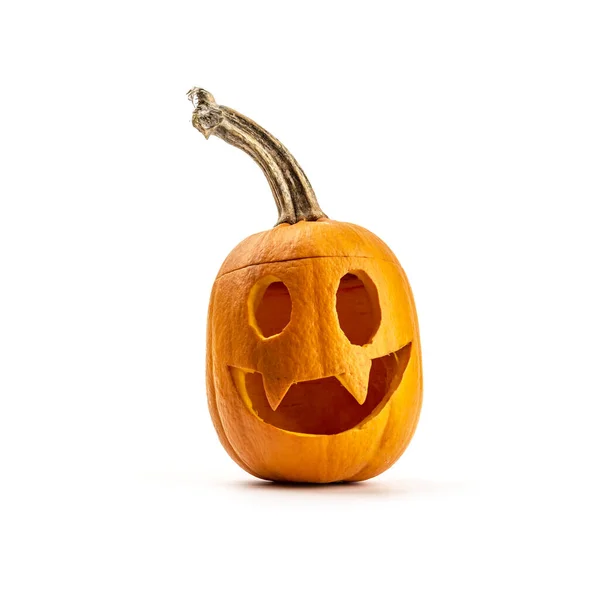 Halloween pompoen geïsoleerd — Stockfoto