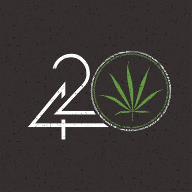 Sayı 420 marihuana yaprağı 