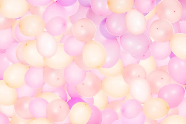 Abstracte Achtergrond Met Opblaasbare Helium Ballonnen Voor Het Vieren Van — Stockfoto