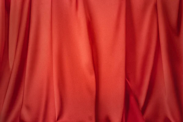 Fondo textil de seda rojo abstracto — Foto de Stock