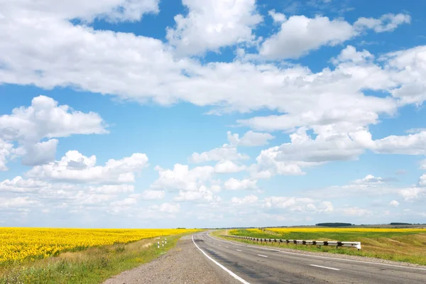 Abstracte foto van empty Country Road — Stockfoto