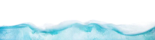 Bred web banner design av abstrakt blå vattenyta — Stockfoto