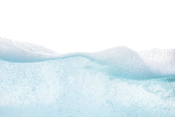 Abstraktes Fließendes Wasser Split Hintergrund Isoliert Auf Weiß Mit Kopierraum — Stockfoto