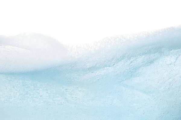 Abstrato Fluxo Água Dividir Fundo Isolado Branco Com Espaço Cópia — Fotografia de Stock