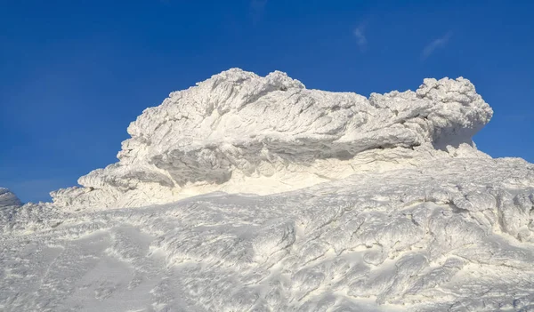 Zimowe Krajobrazy Słoneczny Dzień Fantastyczne Mistyczne Unreal Mrożone Tekstury Mróz — Zdjęcie stockowe