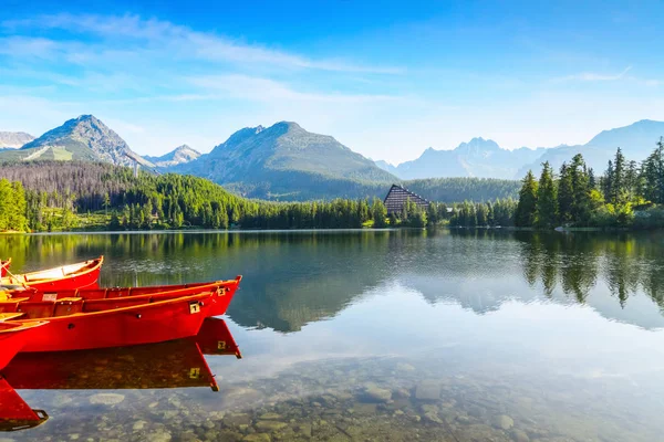 Picture Captures View Person Watching Boats Reverie Calm Lake Fantastic — Stock Photo, Image