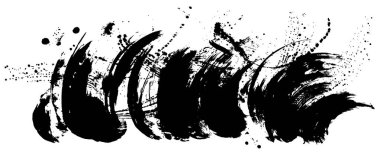 fırça darbe dalgası. yaz sıçrama.