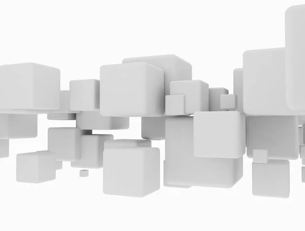 Abstract Geometric Shape Cubes — Stock Photo, Image