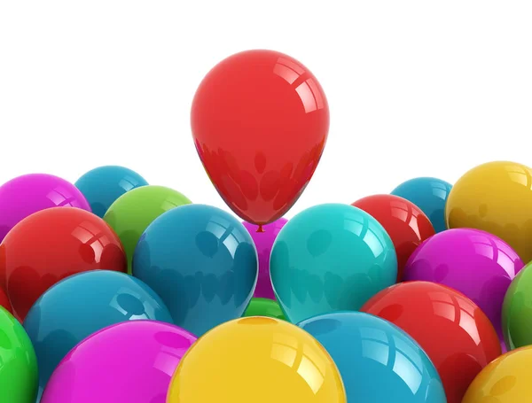 Party balloons multi color — Stock Photo, Image