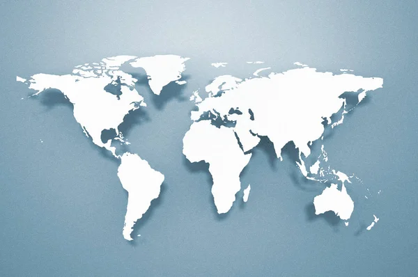 World map 3d — Stock Photo, Image