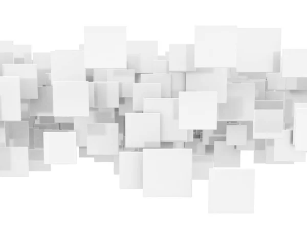 Abstrato fundo quadrado branco — Fotografia de Stock