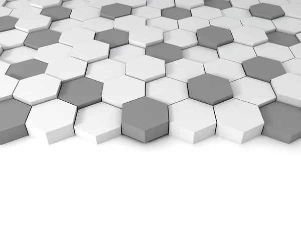 Abstrakt bakgrund med hexagoner mönster — Stockfoto