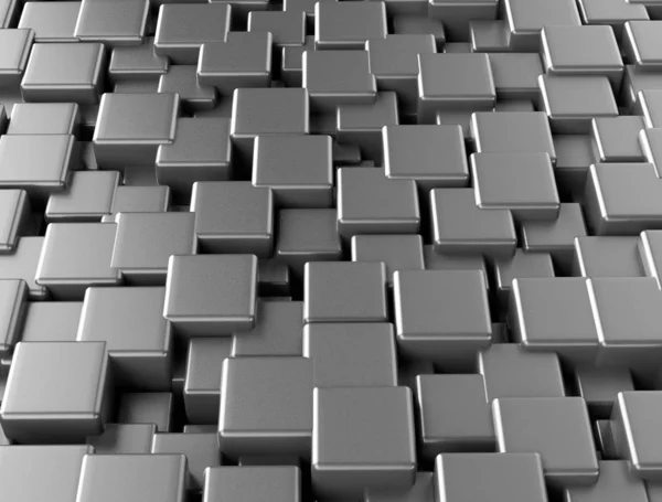 Fondo abstracto hecho de cubos 3d —  Fotos de Stock