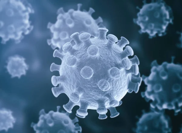 Virus Cells Selective Focus Large Resolution — Stock Photo, Image