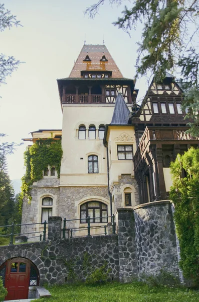 Europe Romania Sinaia Pelesh Castle Park September 2018 — Stock Photo, Image