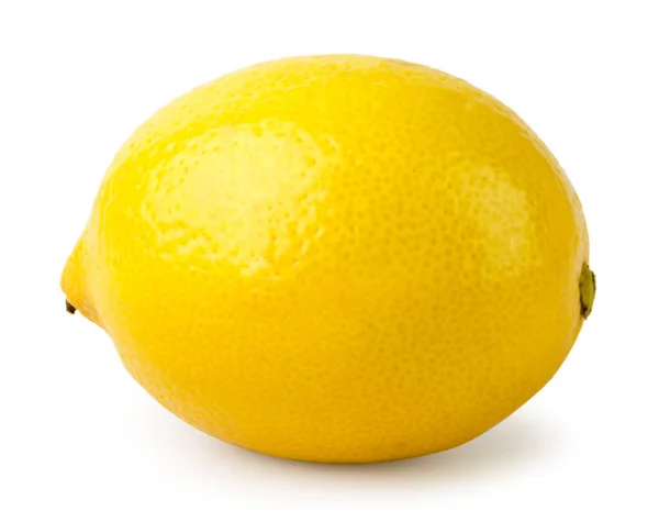 Primo Piano Limone Sfondo Bianco Isolato — Foto Stock