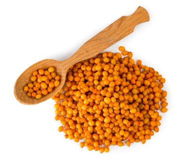 Deniz cehri slayt ve beyaz arka plan üzerinde ahşap tekne üst görünümünde Deniz topalak.