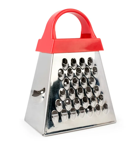 Metal mutfak rende beyaz kapatın. İzole.