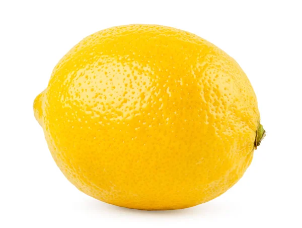 Fresh lemon close - up on a white. Isolated. — Stock Photo, Image