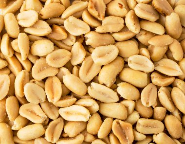 Tuzlu fıstık arka plan. Üst formu.