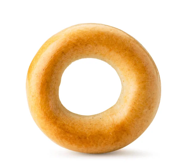 Fecho de bagel em um fundo branco. Isolados . — Fotografia de Stock