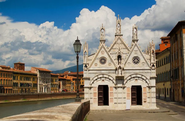 Gotische Kathedrale Santa Maria Della Spina Pisa Italien — Stockfoto