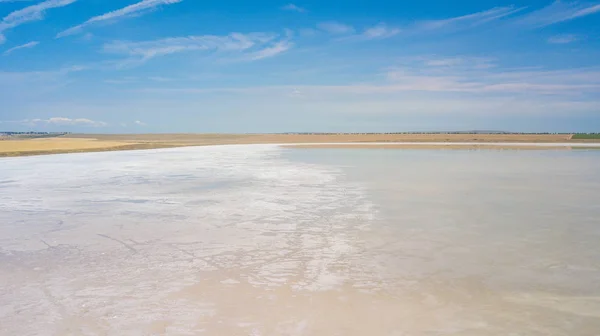 Vista Aérea Playa Del Mar Negro Región Krasnodar — Foto de Stock