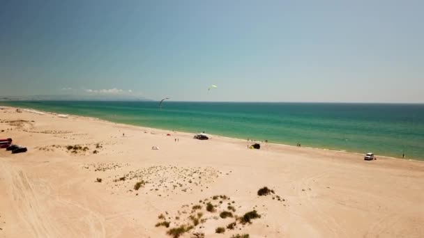 Tourist Places Russia Relax Black Sea Seaside Drone Aerial View — Stock Video