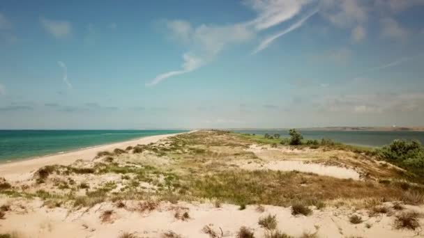 Turistik Yerler Relax Için Rusya Karadeniz Sahil Dron Üzerinden Hava — Stok video